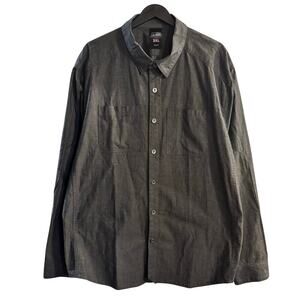 Triple Aught Design Made in USA Charcoal LS Button Down Shirt Men’s Sz 3XL Metal